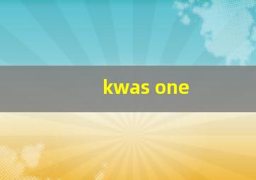 kwas one